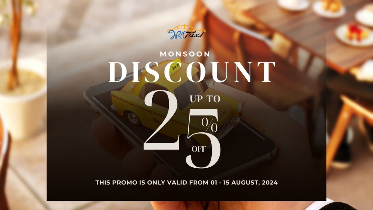 taxibharat's tweet photo. ๐ Last chance! Grab the final offer this week with Bharat Taxi. Book now and save big.
#Monsoon #monsoonseason #monsoon2024 #MonsoonSession #Discounts #DiscountOffer #DiscountDeals #bharattaxi #taxiservice #roadTrip #travel #offersindia #offers #tourism #India #monsoonvibes https://t.co/7LJMPhosst