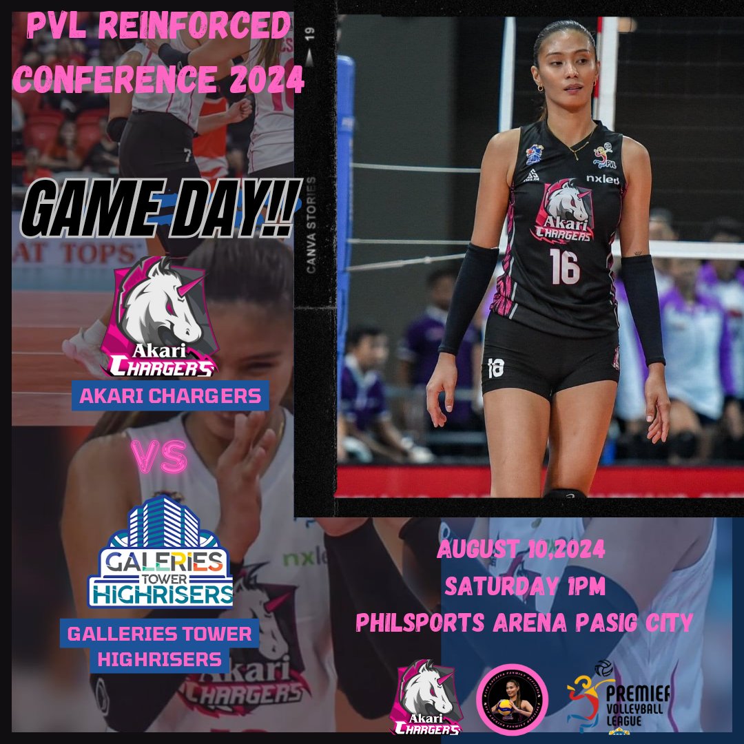 ivylacsinafam's tweet photo. Round 2  Pool D PVL REINFORCED CONFERENCE 2024  Akari Power Chargers  vs GALLERIES TOWER HIGHRISERS  goodluck ibyang @ivy_lacsina  and to the whole team  💯🖤🩷🏐

"LETS GO CHARGERS "

#ivylacsinafanmilyofficial #pvl2024 #akarichargers #TheHeartOfVolleyball #IVYLACSINA #ilfo https://t.co/i9a6nzCrWG