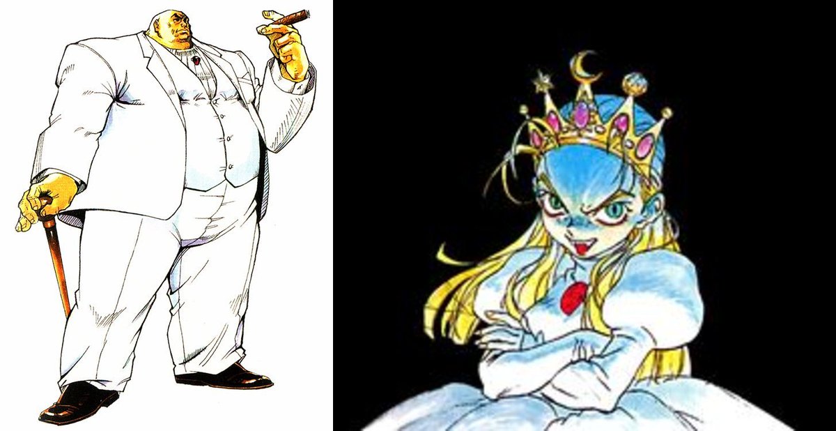 Peaceful_nerd's tweet image. Hoping Emma Frost, Black Cat, Deis &amp;amp; Fou-lu, (Breath of fire) Kingpin, Devilotte (Cyberbots), Falcon (Power Stone), Leon can get into #Mvc4 playable @Capcom