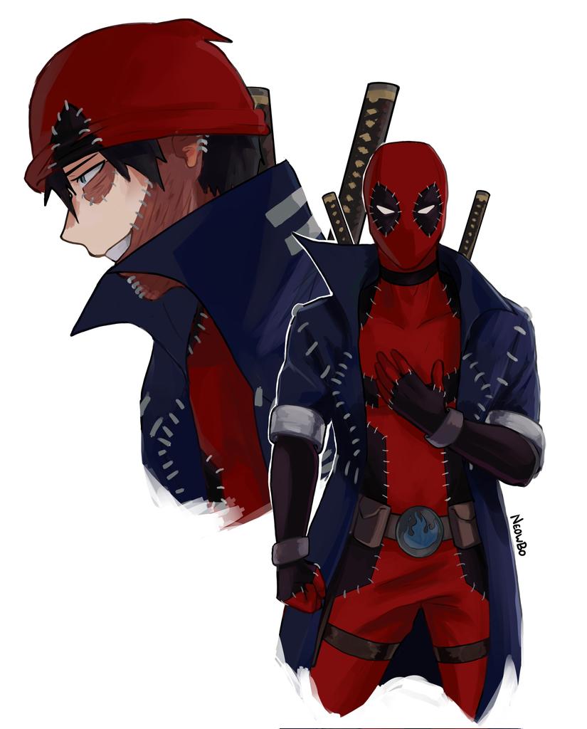 Dabipool

#Dabi #TouyaTodoroki #Todoroki #Deadpool #MHA #anime #comics #fanart #art