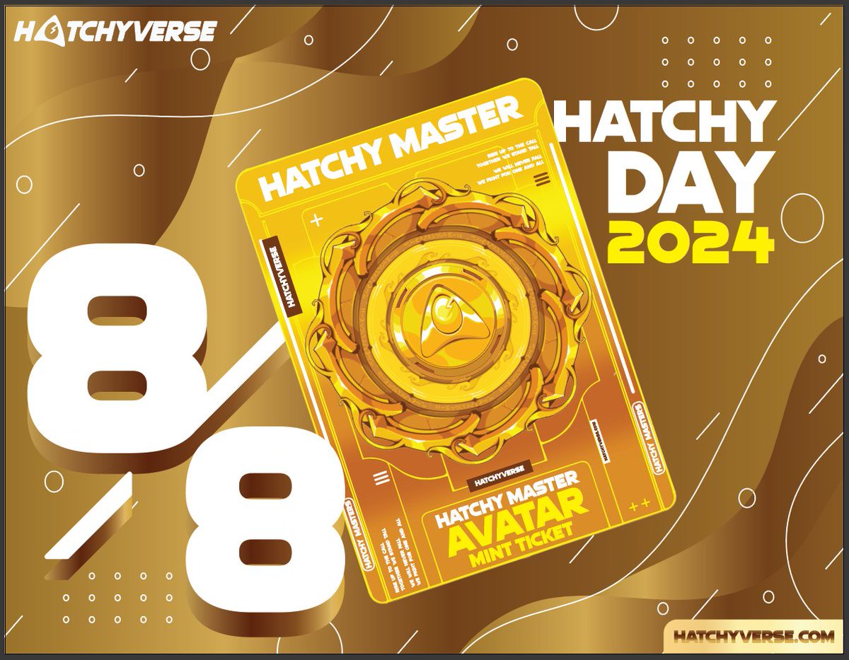 Hatchyverse's tweet photo. Hey Hatchers! 
🚨8.8 week Alert!

We've extended the claim and have some BIG news!📢

Anyone who has Hatched before is now welcome to claim! 
-That's right! if you ever used our site, you're eligible - collect yours and tell your friends!
- don't miss your free avatar Mint Ticket https://t.co/9kKGGcfCAl
