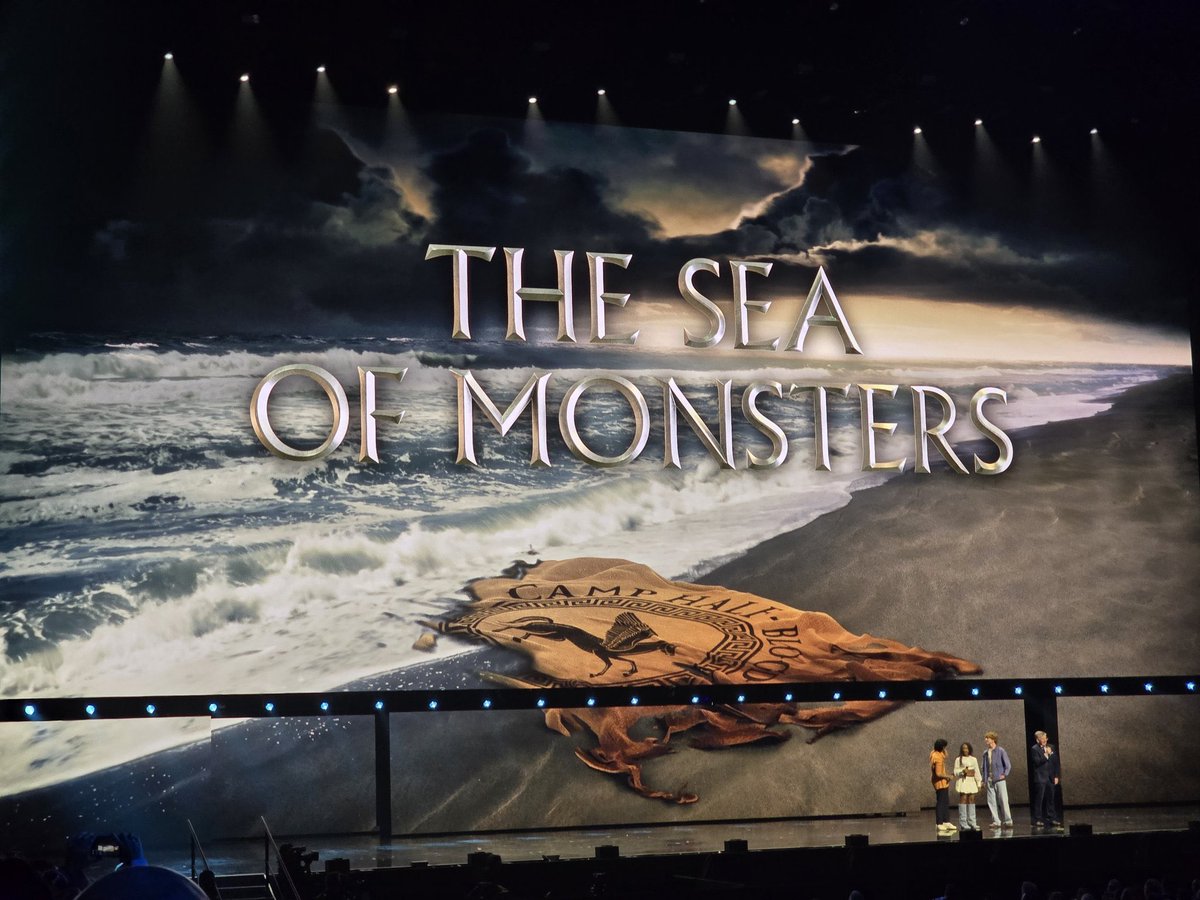 DisneyAnalysiFR's tweet photo. [EN DIRECT - #D232024] Voici le logo officiel de la saison 2 de #PercyJackson : La Mer des Monstres.

#D23 #DisneyD23 #DisneyTwentyThree https://t.co/ndLST61rgU