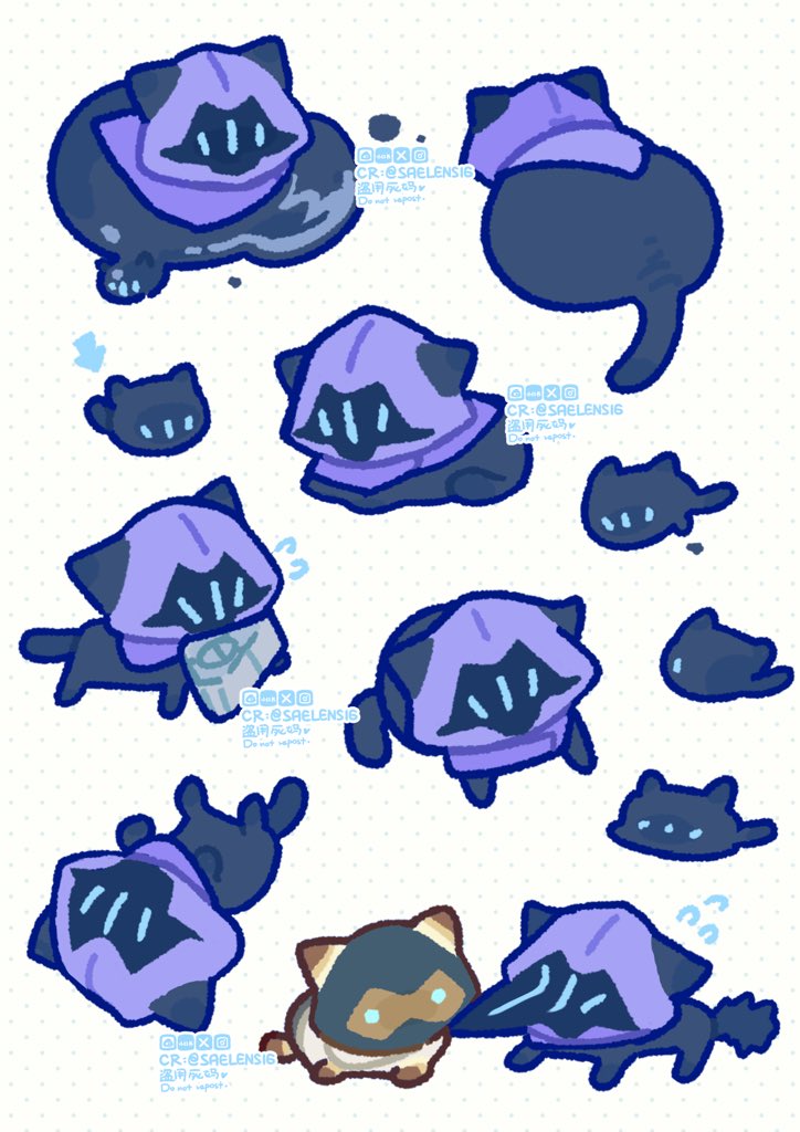 Saelens16's tweet photo. World cat day! I'm late ughhhhh
#valorant #valorantart #omen https://t.co/UTKWtlpvjd