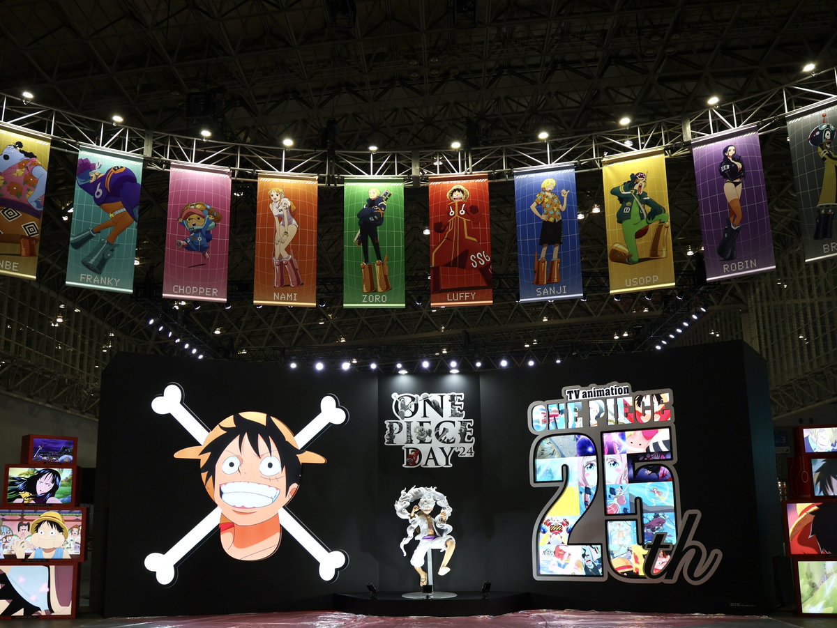 ONEPIECEDAY'24開催中】 展示エリアが開場しました！ 25周年の軌跡を