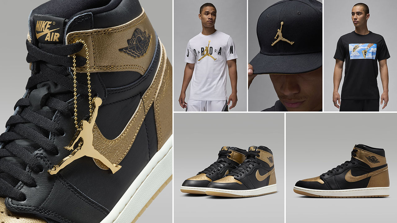 SneakerFits on X How to Style the Air Jordan 1 High OG Metallic Gold With Matching Outfits https t c2wYTdIBry https t Vp2YJVMpQn X
