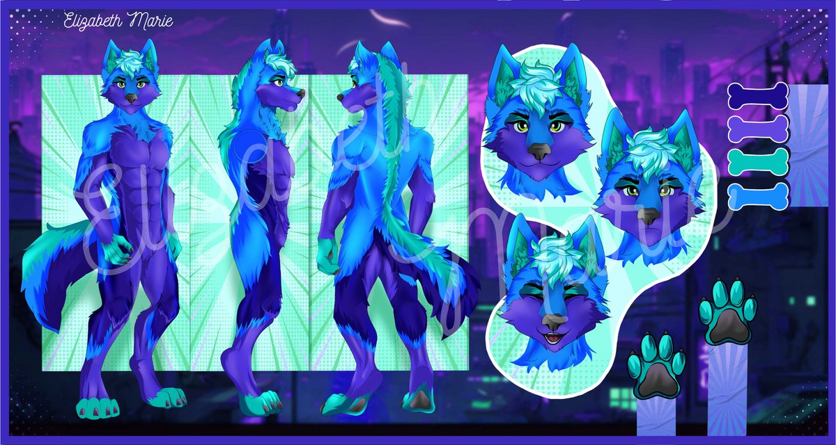 elizamarie48's tweet photo. Remi Reference Sheet Art for :smoke-wolf on FA https://t.co/sXEwSNEtC5