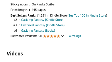 QEisenacher's tweet photo. I have never debuted this high, and never ranked this high without some kind of promotion.

Holy crackers, Miss Percy #3 is doing the thing! https://t.co/RMe5n7kVEm