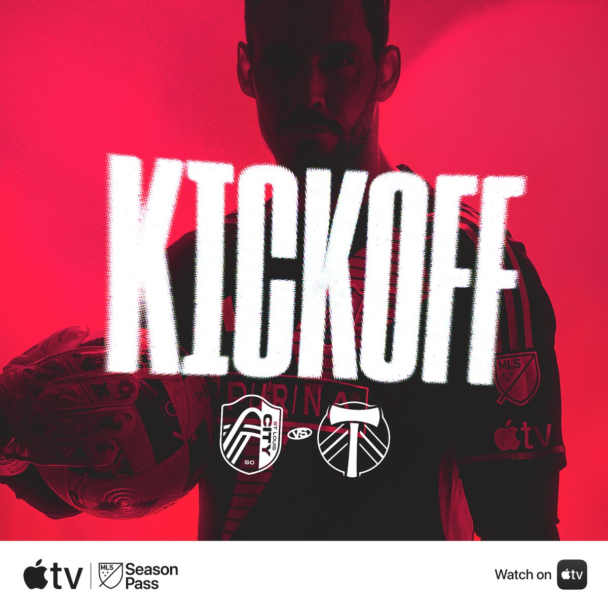 stlCITYsc's tweet photo. 1' | KICKOFF AT CITYPARK‼️

Watch #STLvPOR with #MLSSeasonPass on @AppleTV: https://t.co/dXdT0Ag3VA https://t.co/CJyDoTIgGL