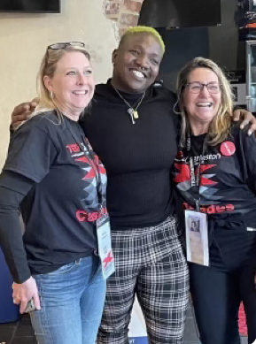We've enjoyed following shot putter Raven Saunders in the #Olympics2024 A few of the Islanders were lucky to meet Raven when they were a #TedxCharleston speaker in 2022.

A big congrats to Rayven on their third Olympics, and keep working on that champion spirit!