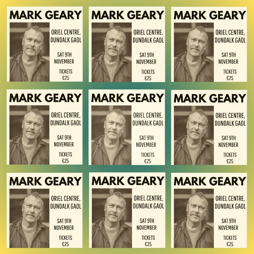 Julie Moyle (@hund_hotel) on Twitter photo Mark Geary in Dundalk 9th November Mark Geary in Dundalk 9th November
