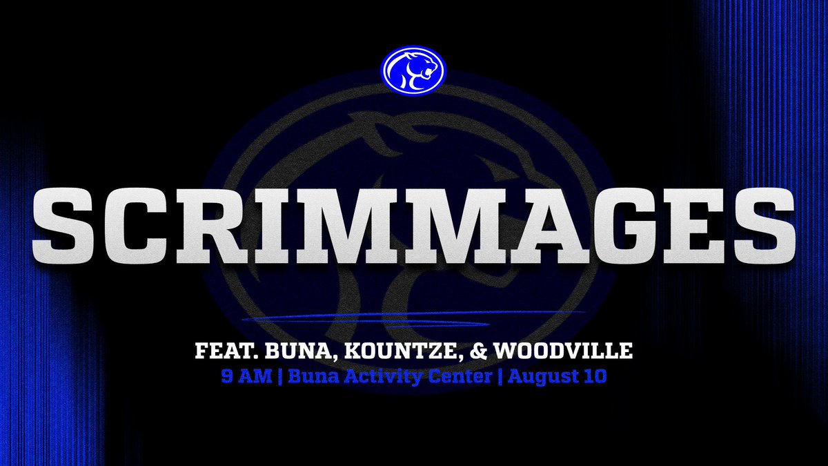 Buna Volleyball (@bunavolleyball) on Twitter photo Come out tomorrow morning to support your Lady Cougars in their home scrimmages! 
๐Games start at 9 AM
๐Entry is FREE
๐Concession stand will be open Come out tomorrow morning to support your Lady Cougars in their home scrimmages! 
๐Games start at 9 AM
๐Entry is FREE
๐Concession stand will be open
