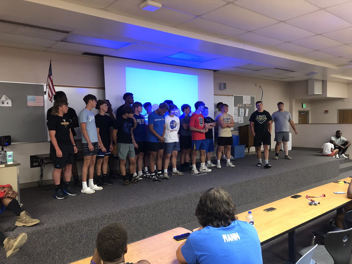 Our leadership council did a great job of expressing their thoughts on commitment, expectations, and love to the rest of the team today. Very proud of the growth the young people on our program are already showing in a short time. #NewERA