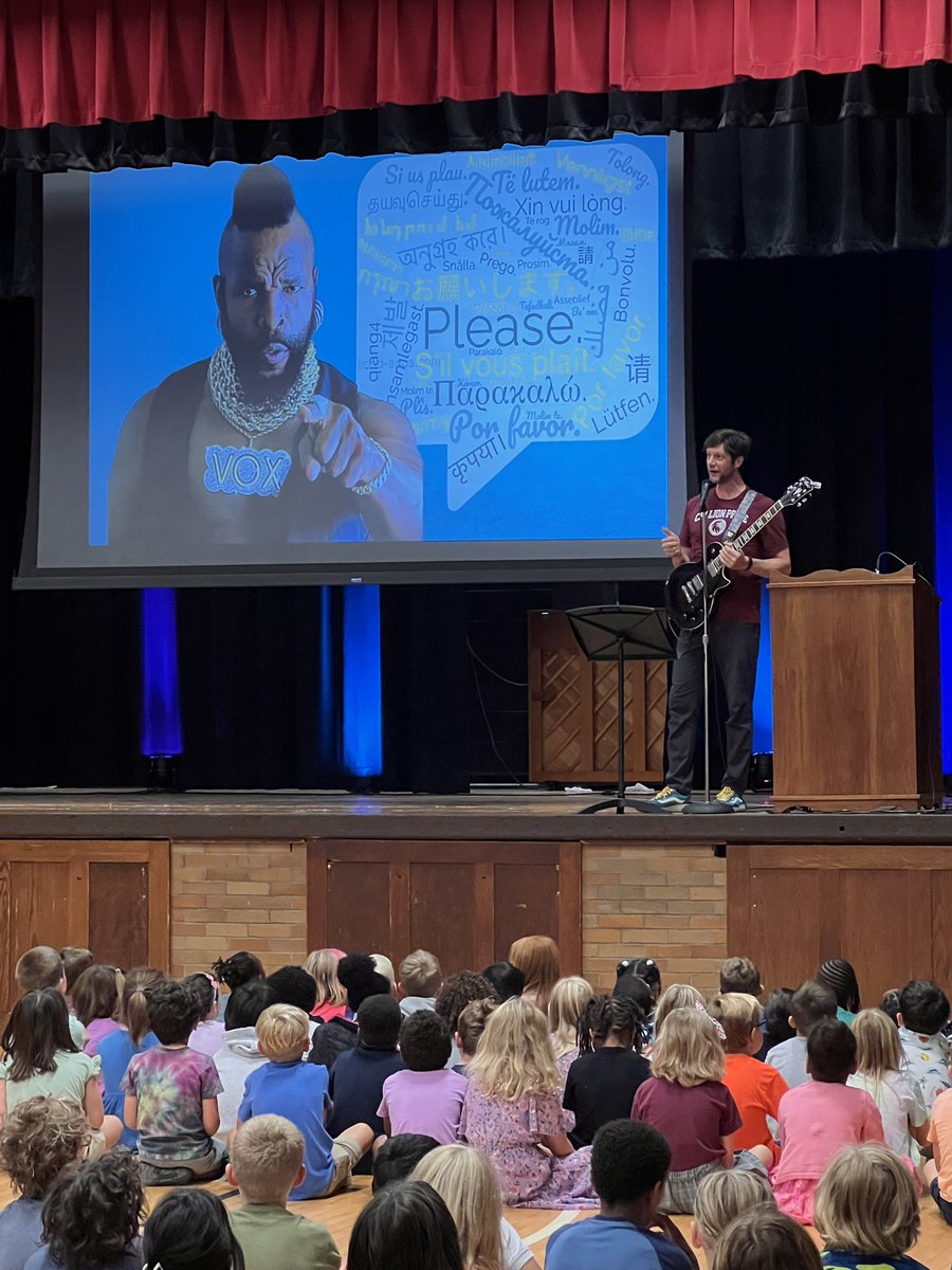 It’s a great day at CFI 70 for a weekly community meeting. Today we’re learning about the importance of please and thank you.