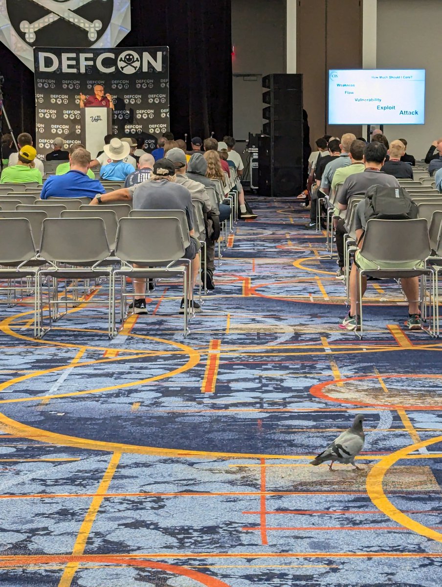 There is a "bird" at #defcon this year. #birdsarentreal <a href="/defcon/">DEF CON</a>