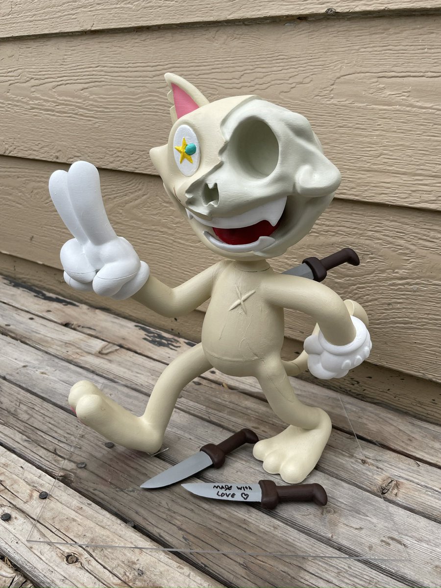 JRIM_Designedit's tweet photo. “Luck” The Cat 
#3dprint https://t.co/TeZ2Bv6ZTz