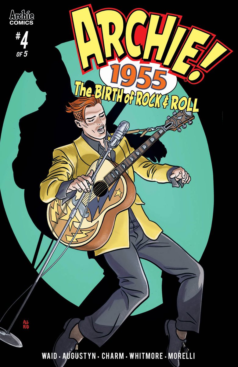 The legendary Michael Allred put together a great variant cover for Archie! 1955. He's done a handful of covers with us but this one is my favorite. Can practically hear the reverb.