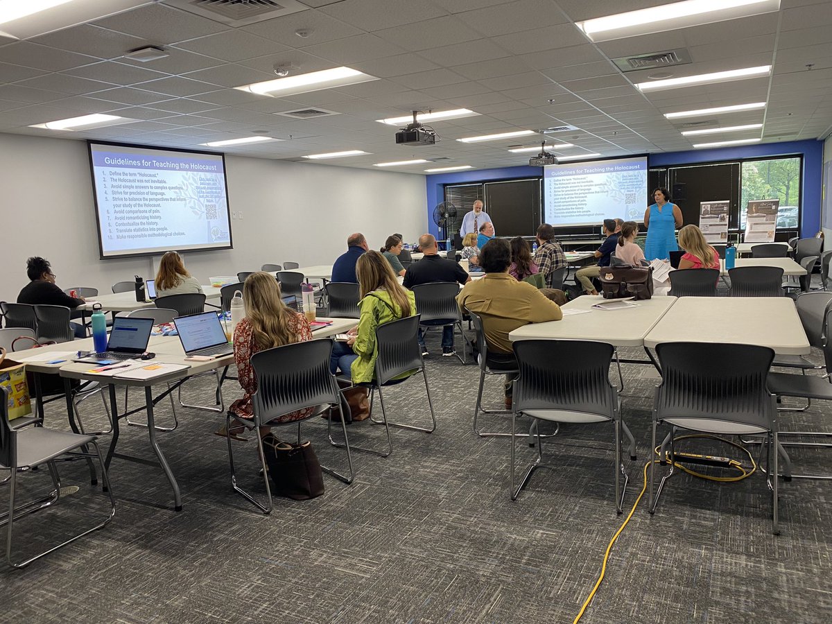 Thrilled to have a session with the NC Council on the Holocaust in preparation for 24-25! <a href="/WakeSecondary/">WakeSecondary</a>