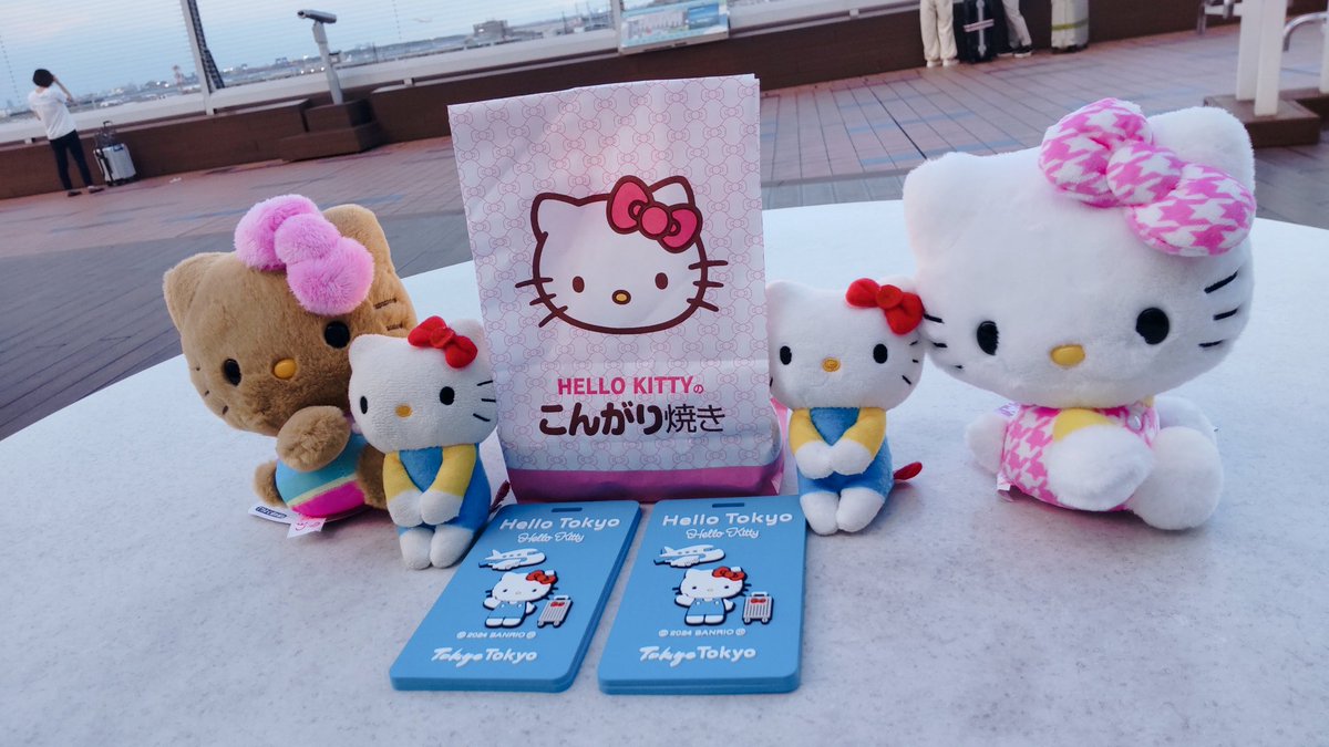 kittychanfan's tweet photo. How to “Hello Tokyo”Tour スタンプラリー参加してきました
都内9箇所、駆け足で観光しながら楽しくまわりました
クリアしたあとは達成感✨
ゴールの羽田でミニ打ち上げ😊
#howtohellotokyo
#ハローキティ https://t.co/MyJNxeV2y8