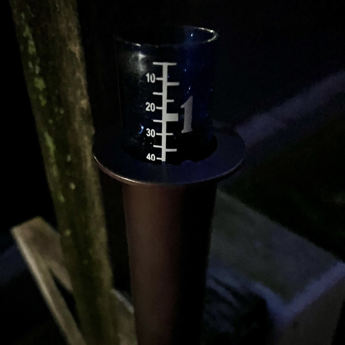 LarryStaub's tweet photo. ☁️💦 Debby dumped nearly 1.75” of rain on us, here in Bushnell Basin, today… according to our home gauge!  Pretty wet but nothing we couldn’t handle. Relieved that the worst of it was a bit further to our east. 🌈 #Debby @Wxandgardenguy https://t.co/fjEviuvcMj