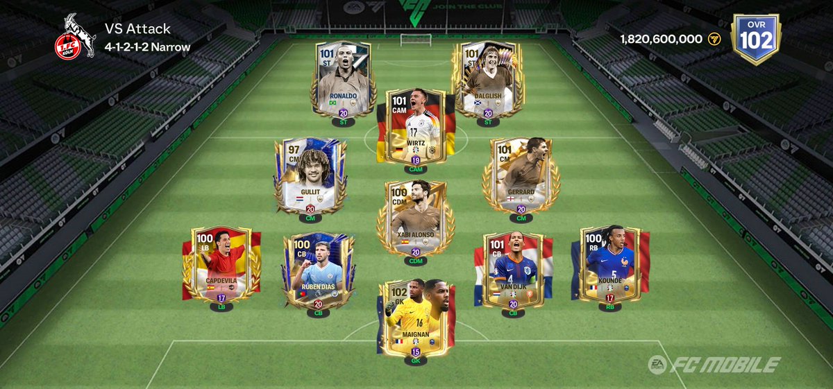 AkenX9435's tweet photo. My squad right now.. Maybe i take Viera from HOL team B 😊.. https://t.co/wjq03l1Hup