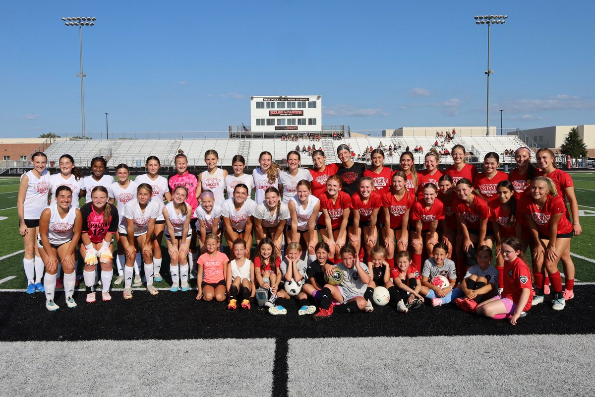 We enjoyed having some of our NP United Girls out at our Red/White Scrimmage!