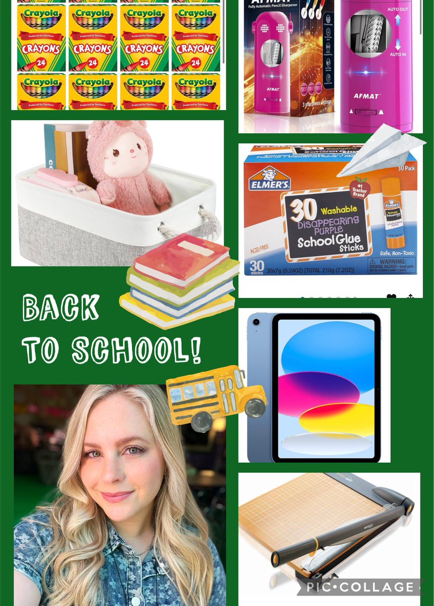 Anyone want to help a teacher in need of supplies? 🤞

School starts on August 20th, so not much time left! 

Any item donated from my list is SO appreciated!!! Please RP!! ❤️
 #clearthelist #Teachersof𝕏 #teachersofx 

Link to classroom wish list: amzn.to/2YUl41m