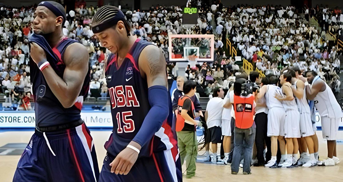 “Jordan won Gold because he didn’t face many NBA players”

2006 Greece eliminated USA 101-95. 

Greece had 0 NBA players.