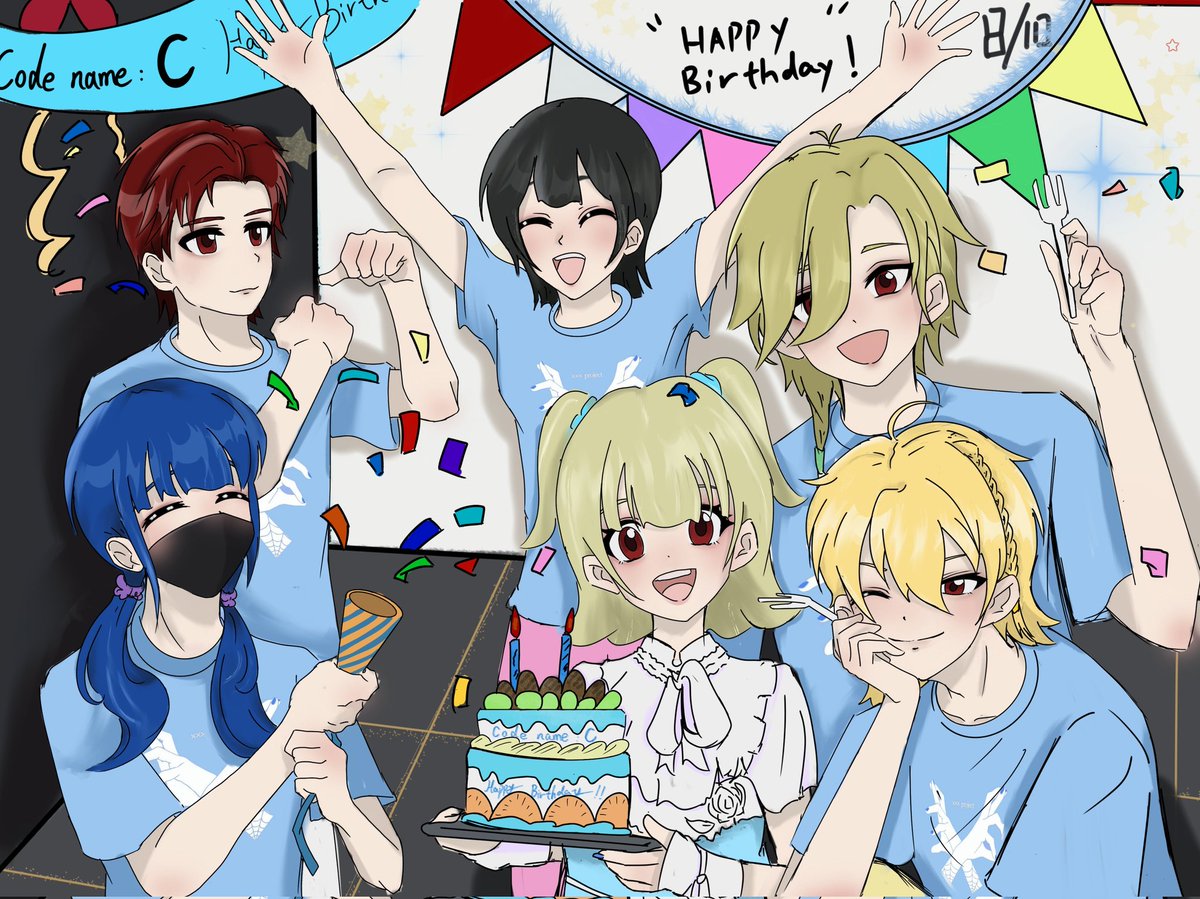 _Kage_r's tweet image. ┏ ━━┅━━━┅━━ ┓
　      code name: C
     ⋆⸜ 𝐇𝐚𝐩𝐩𝐲 𝐛𝐢𝐫𝐭𝐡𝐝𝐚𝐲 ⸝⋆
┗ ━━┅━━━┅━━ ┛
Cちゃん誕生日おめでと~٩( *˙0˙*)۶ﾔﾎ!!

*ちなみに今日は中国の七夕だよ~
七夕おめでとうございます！⸜(* ॑꒳ˆ* )⋆*☆
#xxxproject 
#codename_C 
#ばつぷろ