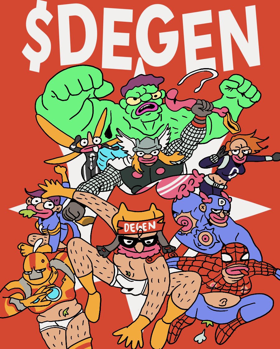 I am in contact with multiple KOLs, they all see the potential $DEGEN has. BUT we have some work to do before they can call us. We will continue pumping out content &amp; growing organically until we are ready for a big push. (Hopefully very soon, If you can hodl &amp; stop JEETing)