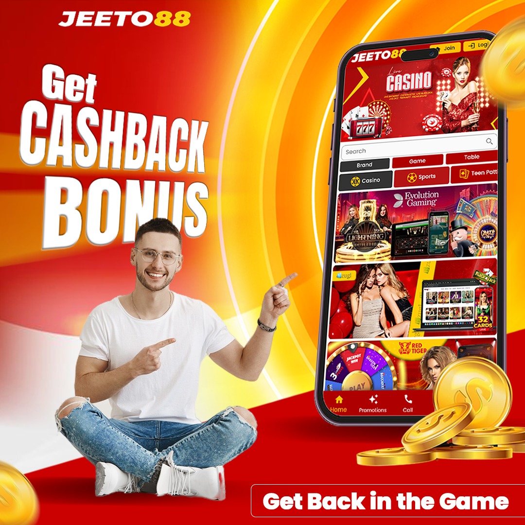 jeeto88's tweet photo. At Jeeto88 you don’t have to worry about running out of funds to play with. With a 20% cashback you can continue enjoying your time playing games at the Jeeto88 casino. 
👉https://t.co/DFEDu50bzK
#onlinecasino #spin #cashback #aviatorgame #slot https://t.co/p6oPOEvmHN