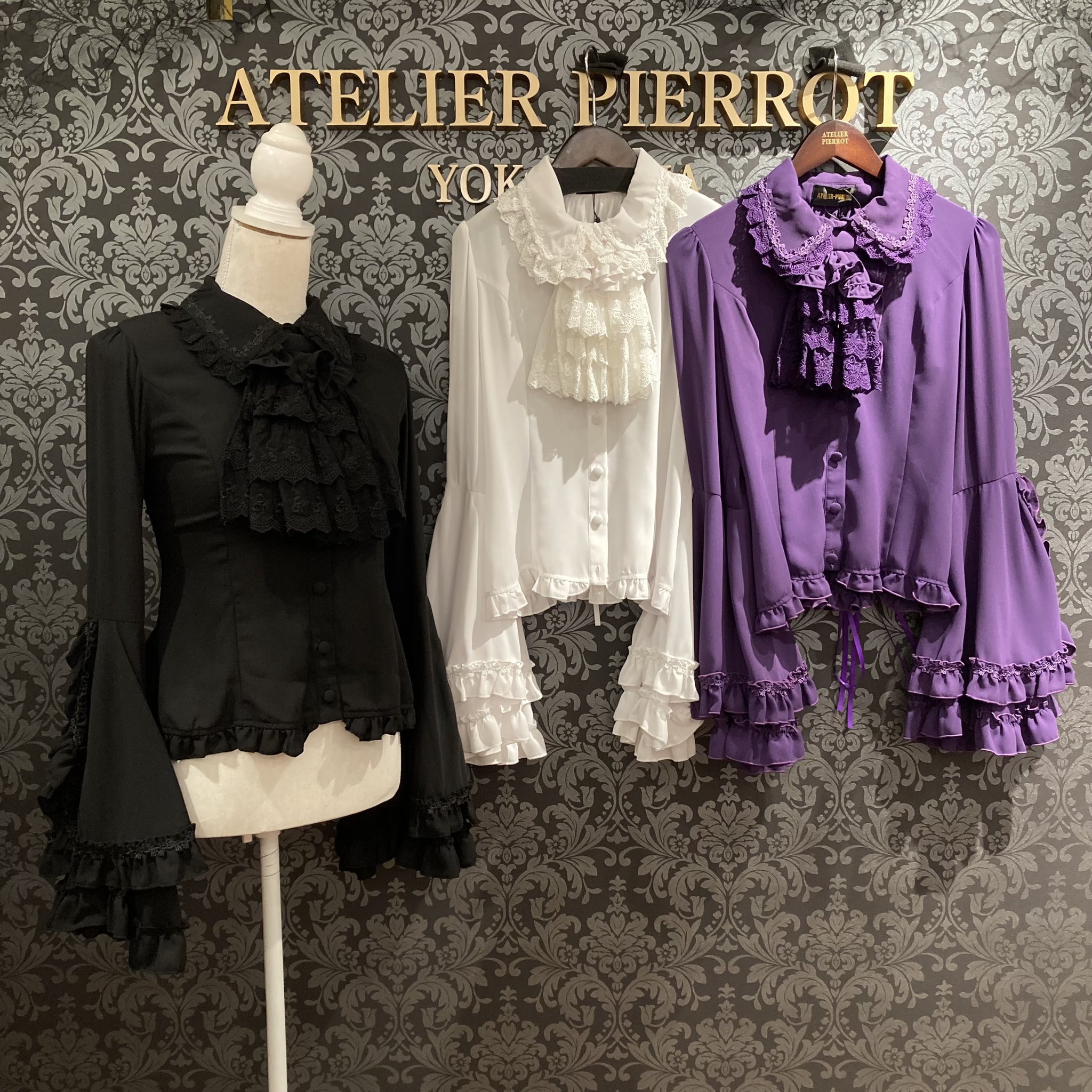 ATELIER PIERROT ルイーズジャボタイブラウス ATELIER PIERROTが