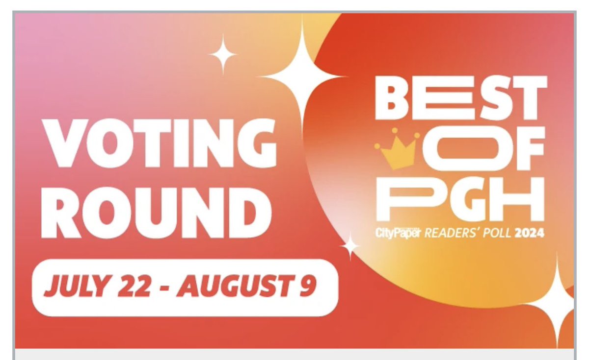 This is the final day to vote for the Living Dead Museum as the best museum in Pittsburgh. Even if you have voted, you can vote again, please vote for the museum, Kevin Kriess will appreciate it. I appreciate it.
posting.pghcitypaper.com/pittsburgh/Bes…