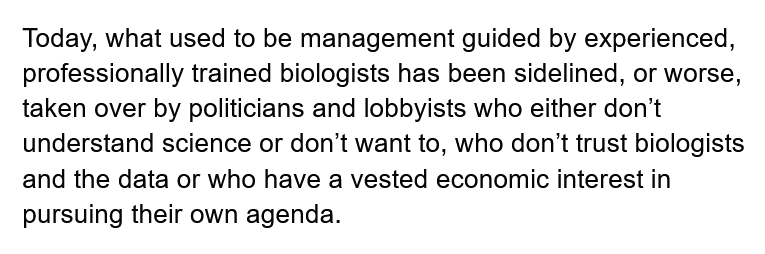 "As a retired Alberta biologist (and a hunter and angler) I am witnessing the political dismantling of the science-based approach to fish and wildlife management. This should concern all of us whether we hunt, fish or appreciate wildlife in other ways."
lethbridgeherald.com/commentary/opi…