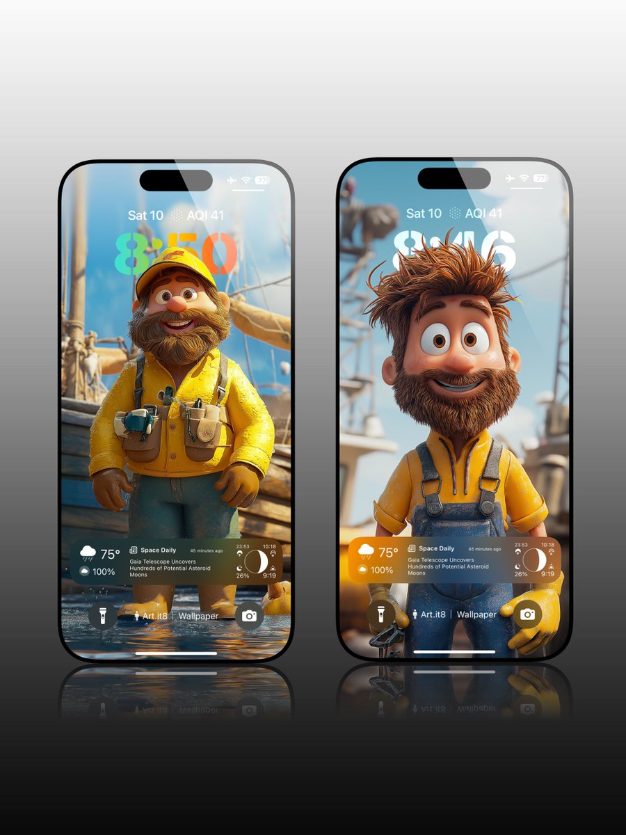 3d cartoon character iPhone depth wallpapers #wallpaper #depth, image size:900x1200