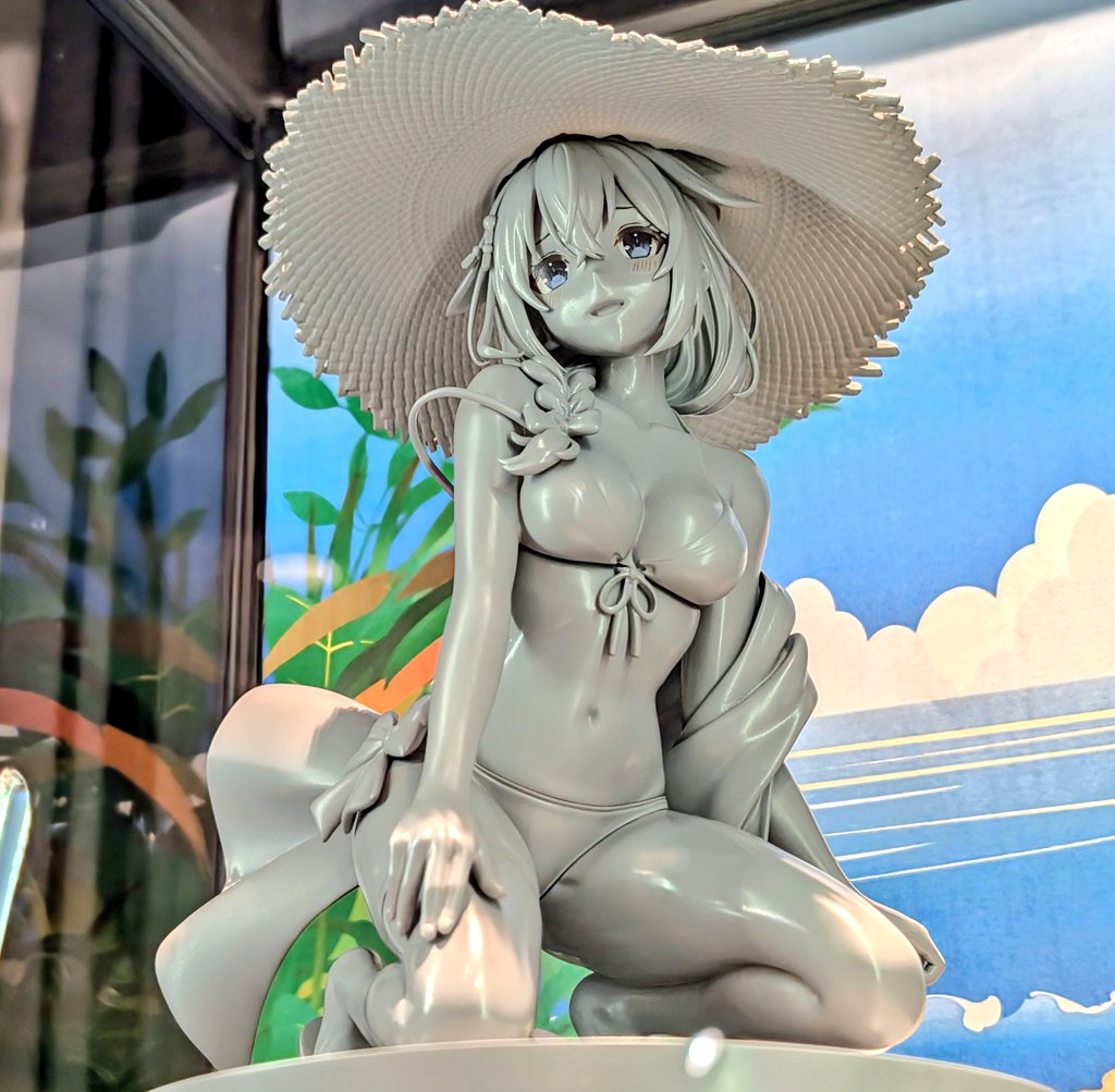 艦これ「#艦これ #ローソン コラボ時雨改三水着 スケールフィギュア