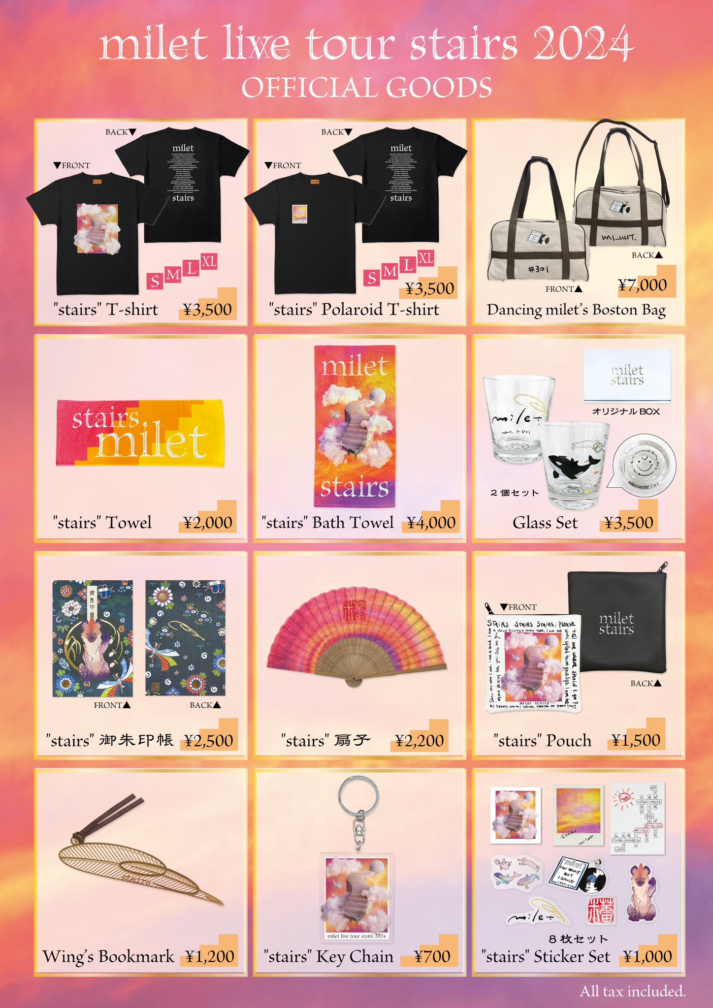 milet ライブ　グッズ　まとめ売り milet（ミレイ） on X: 