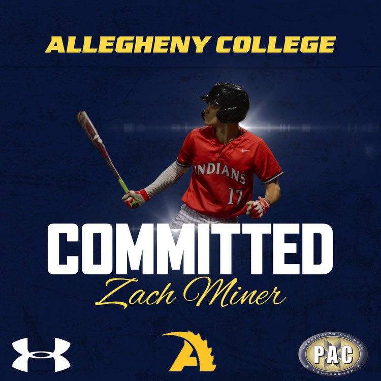 Beyond blessed to announce that I will be furthering my academic and athletic career at Allegheny College!  Huge thanks to all the coaches, teammates and especially my parents and the <a href="/PghDawgs/">PITTSBURGH DIAMOND DAWGS BASEBALL</a>. Excited to join the Allegheny family🐊🐊! #MadeInMeadville