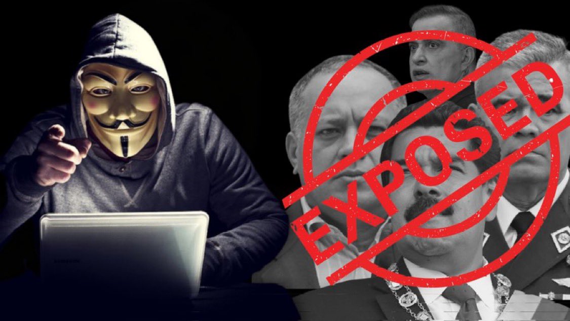 🚨| URGENTE: Anonymous le advierte al tirano Nicolas Maduro. “Los secretos de su régimen ya no están seguros. Hemos descubierto el rastro de la riqueza robada, oculta no sólo en Miami y Suiza, sino en Hong Kong, Chipre y Turquía. El mundo conocerá el alcance de su traición.” 🇻🇪