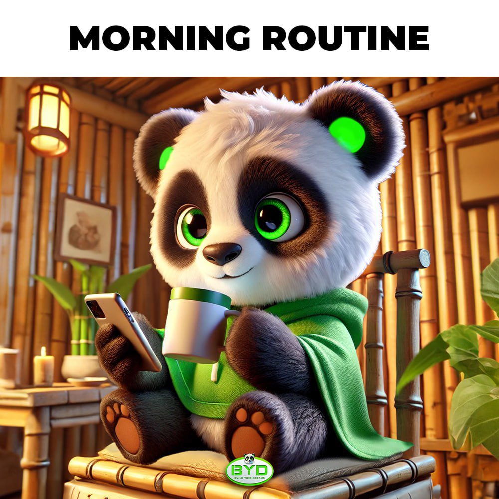 byd_meme's tweet photo. GM! My morning routine: Coffee, #BYD price check, repeat. ☕️📈🐼
#CryptoLife #BYDPanda #DailyGrind

📱 https://t.co/OCbTyS45zC  
🌐 https://t.co/FHC77B5LSx 
✅ https://t.co/PdwGYkCgRP
🌳 https://t.co/z7dhurglNL https://t.co/GqrgCiftDj
