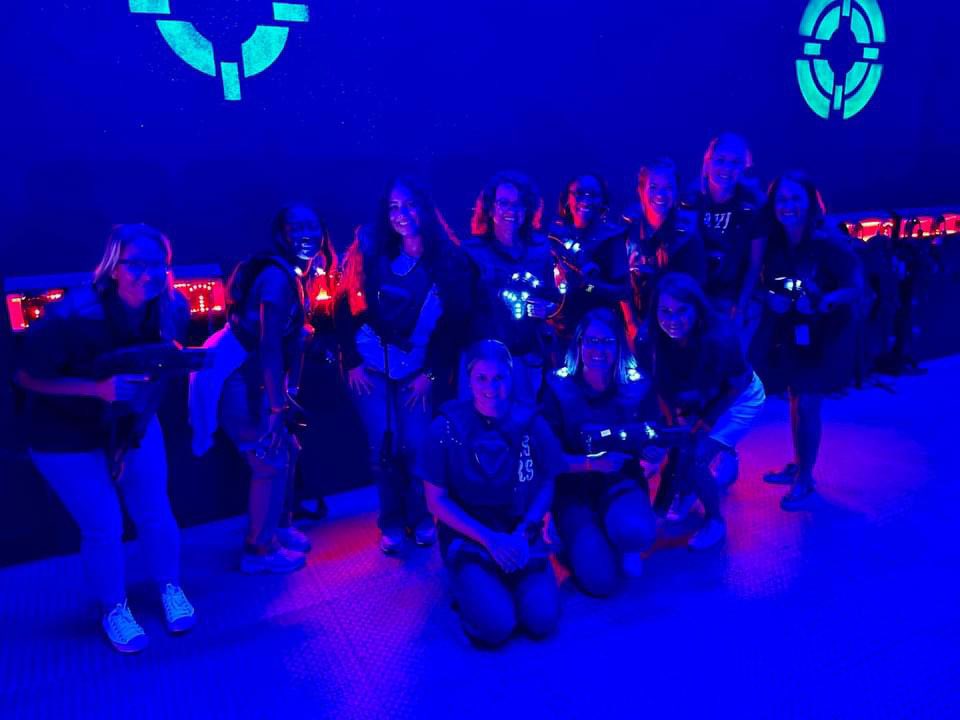 MrsViard's tweet image. Great morning spent with @BrianMendler!! Followed with some fun team building!! We have the best PTA! #hayeshawks