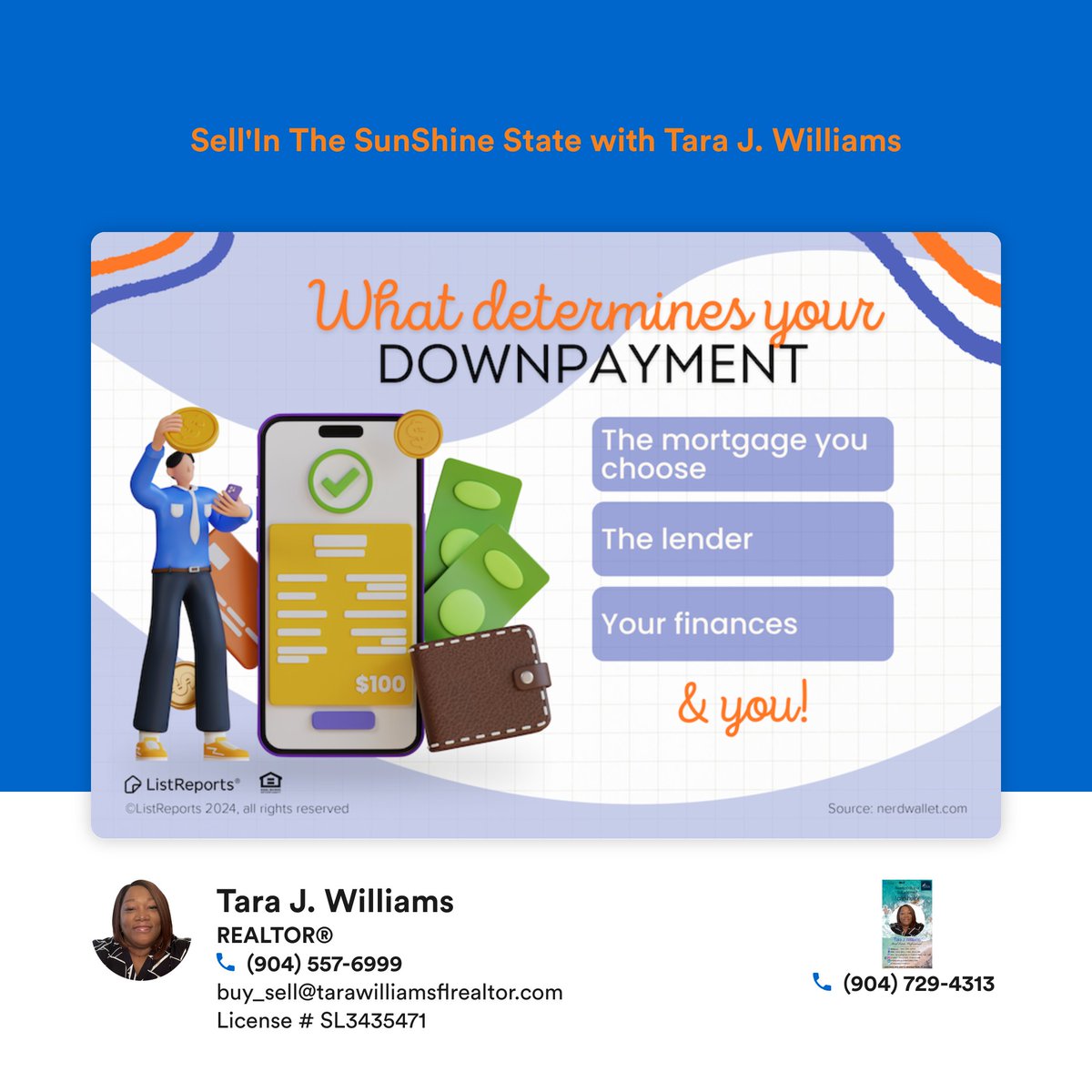 Are u🤔planning 2 buy a new🏡home? As your real estate👩🏽‍💼agent, I can walk u through all the things that help determine your mortgage and your down payment. Understanding these key factors can help you make informed decisions and secure the best mortgage for your situation.