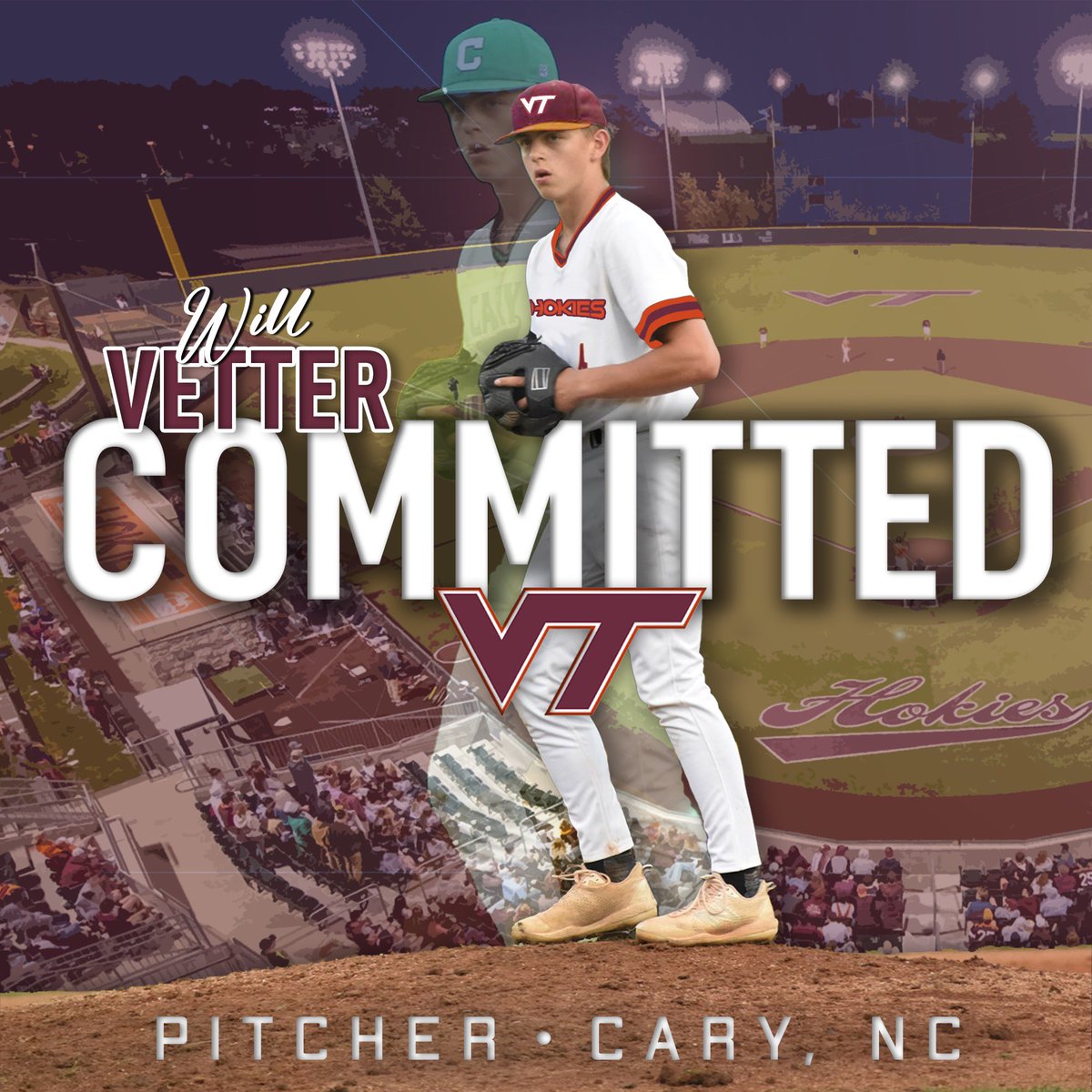 I am blessed and honored to announce my commitment to play baseball at Virginia Tech. I'd like to thank all of my family and coaches who have helped me along this journey. Go Hokies!! 🦃