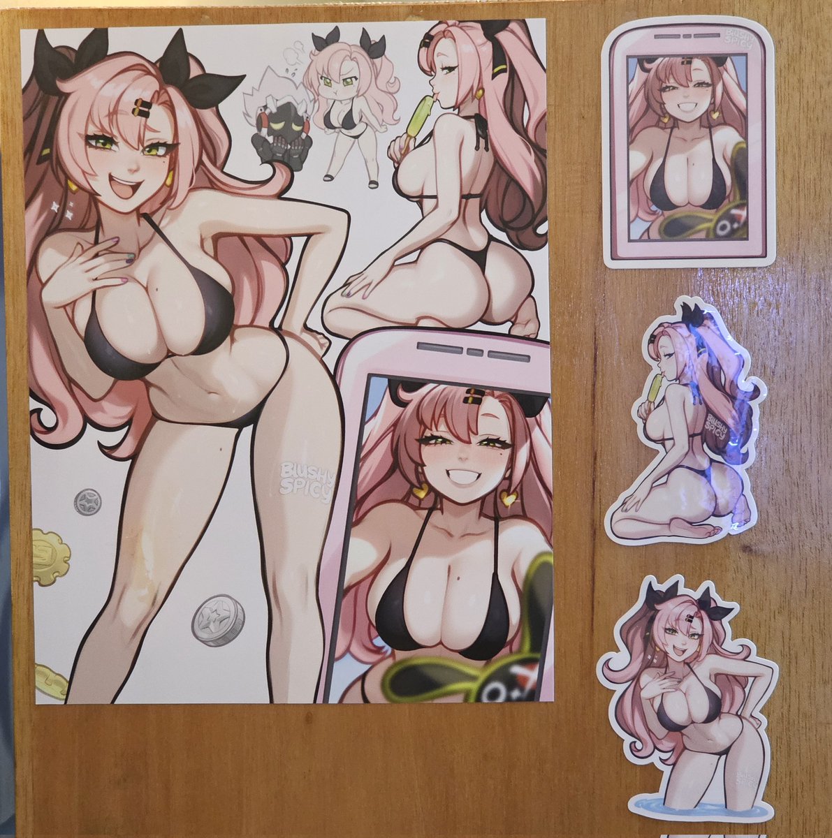 Ves~AD (@vesad_) on Twitter photo Just got my <a href="/BlushySpicy/">Blushy&Spicy 💖🔥</a> Nicole set! Although my dumb ass accidentally got a piece of tape stuck on her knee and ruined the print 😭 Still, very much love it 🙏 Just got my <a href="/BlushySpicy/">Blushy&Spicy 💖🔥</a> Nicole set! Although my dumb ass accidentally got a piece of tape stuck on her knee and ruined the print 😭 Still, very much love it 🙏