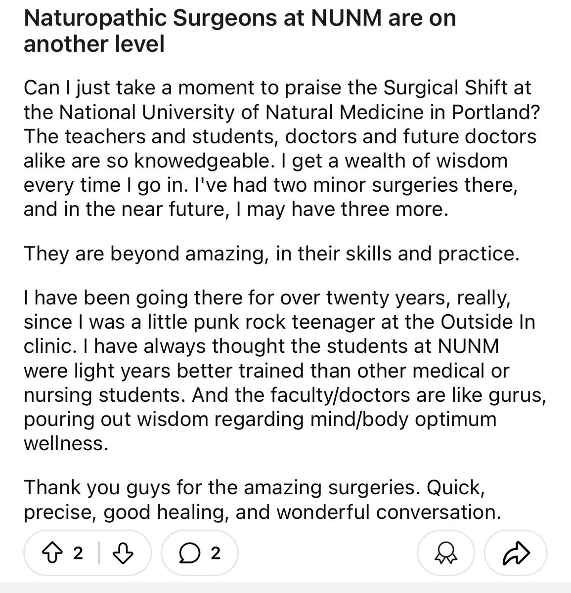 This is a thing?

‘Naturopathic surgeons’?!?!?!

#medtwitter