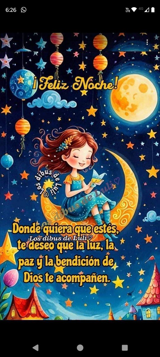 Hasta mañana linda noche