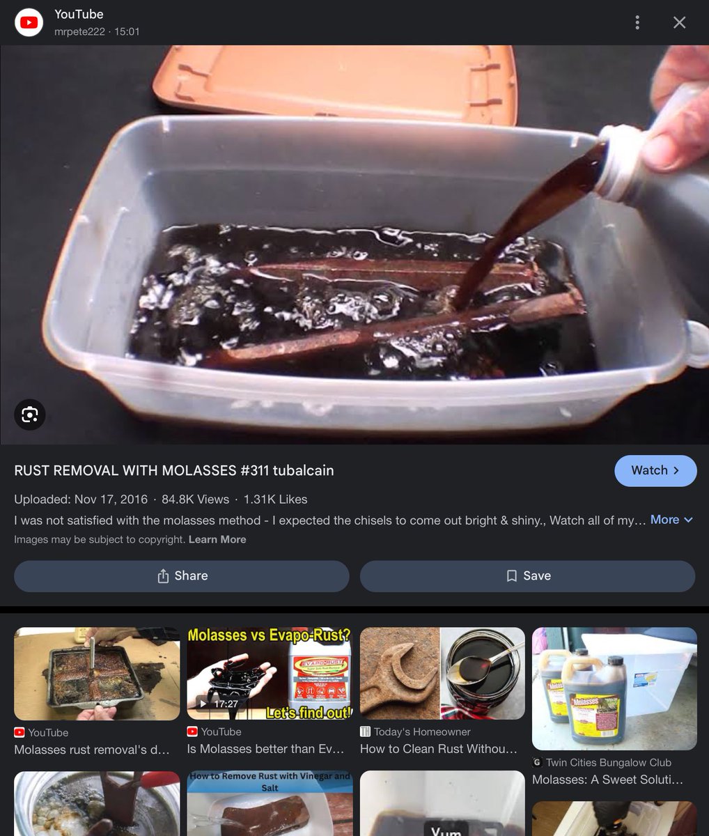 Ron__Jon8s's tweet photo. @AkiretaHK @melanchomical So #Rustie he’s in need of long soak in molasses, then many cans of WD40. https://t.co/dG2oABGf6l