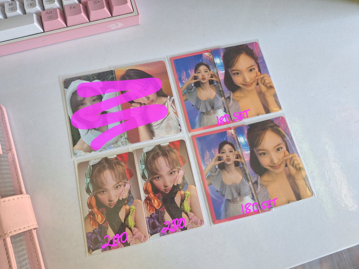 chaengieppo's tweet photo. 🍡 // wts lfb nayeon photocards

₱ on pic
tingi unless stated
payo only
mint condition

reply / dm to claim !

t. wts lfb twice nayeon princess fh heartcheek taste of love nolo ribbon tingi https://t.co/8h77OqLnbh