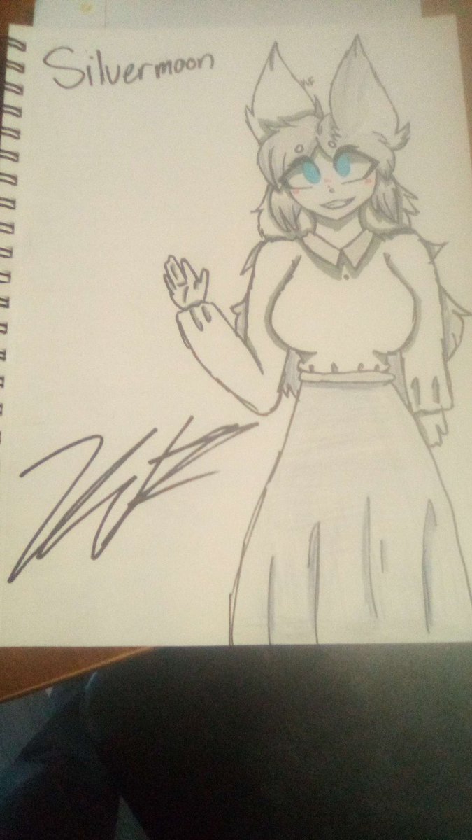 Meet my friend’s (she  doesn’t  have twitter) OC. Her name is Silvermoon. She wanted me to show you all! 😊 <a href="/AmirTalai/">Inactive!</a>