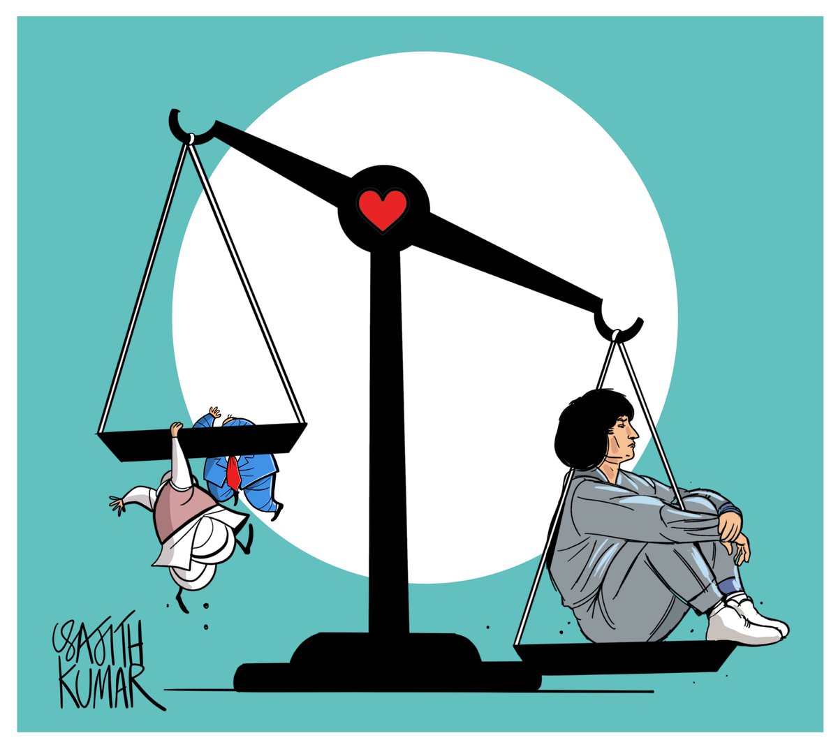 #VineshPhogat #IndiaAtOlympics caricature <a href="/DeccanHerald/">Deccan Herald</a>