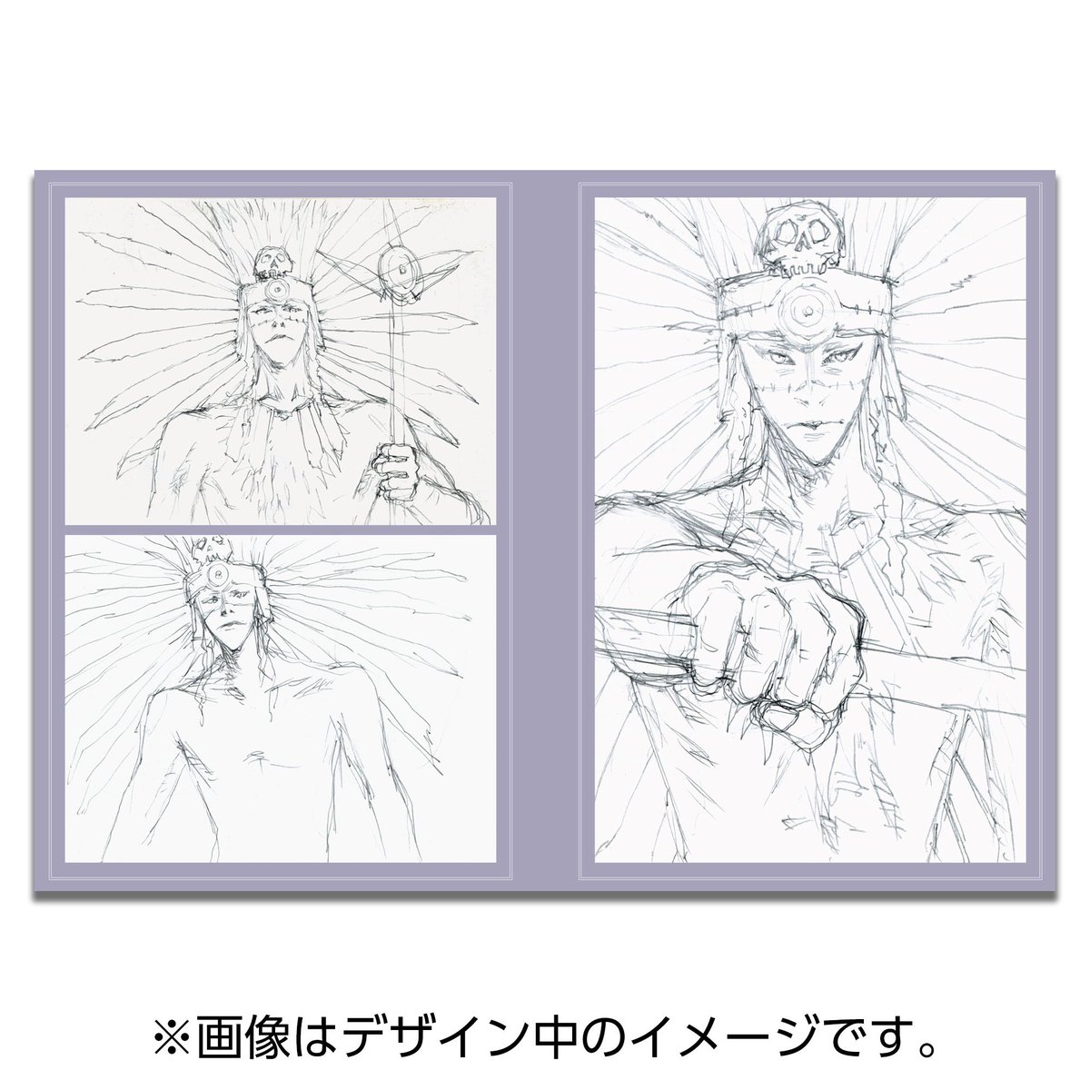 shoutajima's tweet image. そんでおまけのセット組みのラフ画集サンプル。
A4 / 42P / フルカラー

おまけとは？？？

melonbooks.co.jp/detail/detail.…

#ポカニキ本ﾄﾞｽ